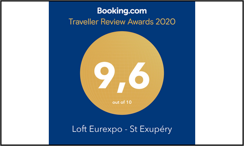 Le Loft de Genas obtient 9.6 au classement Booking 2020